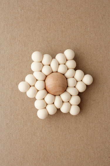 littleCHEW Star Teether, Cream